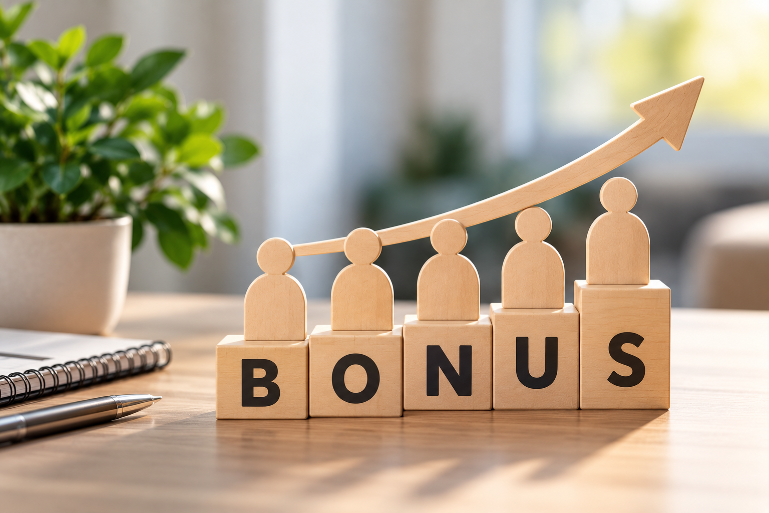 Wooden Bonus Growth Steps